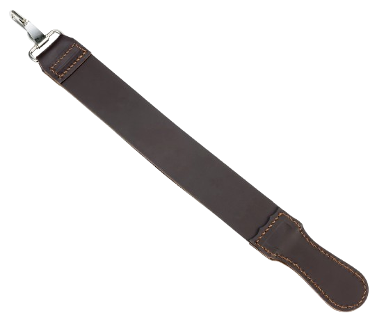 Leather hanging sharpening strop